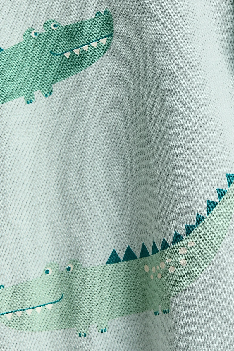 Short Cotton Pajama Jumpsuit