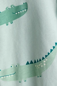 Short Cotton Pajama Jumpsuit