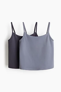 2-Pack Integral-Top Sports Tops with DryMove™