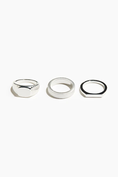 3-Pack Metal Rings