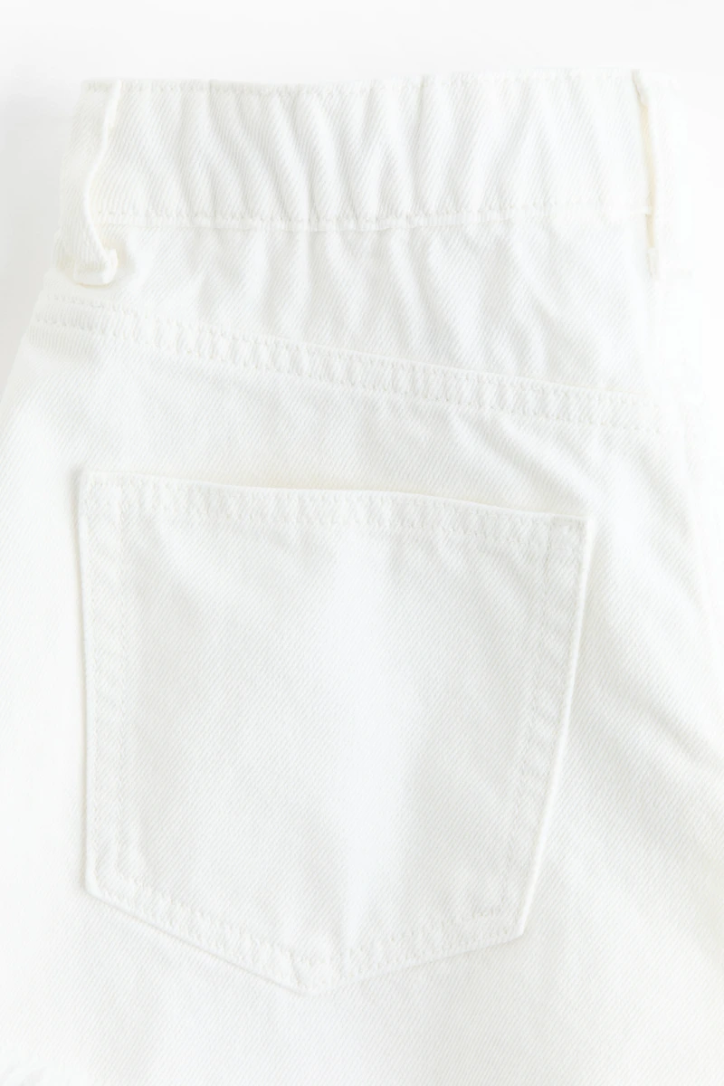 Frayed Denim Shorts