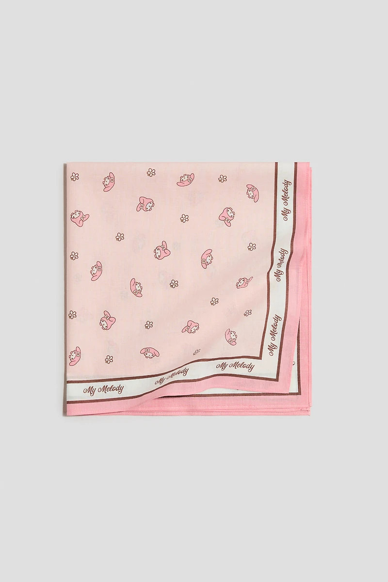 Foulard en coton imprimé