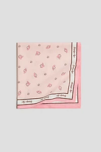 Foulard en coton imprimé