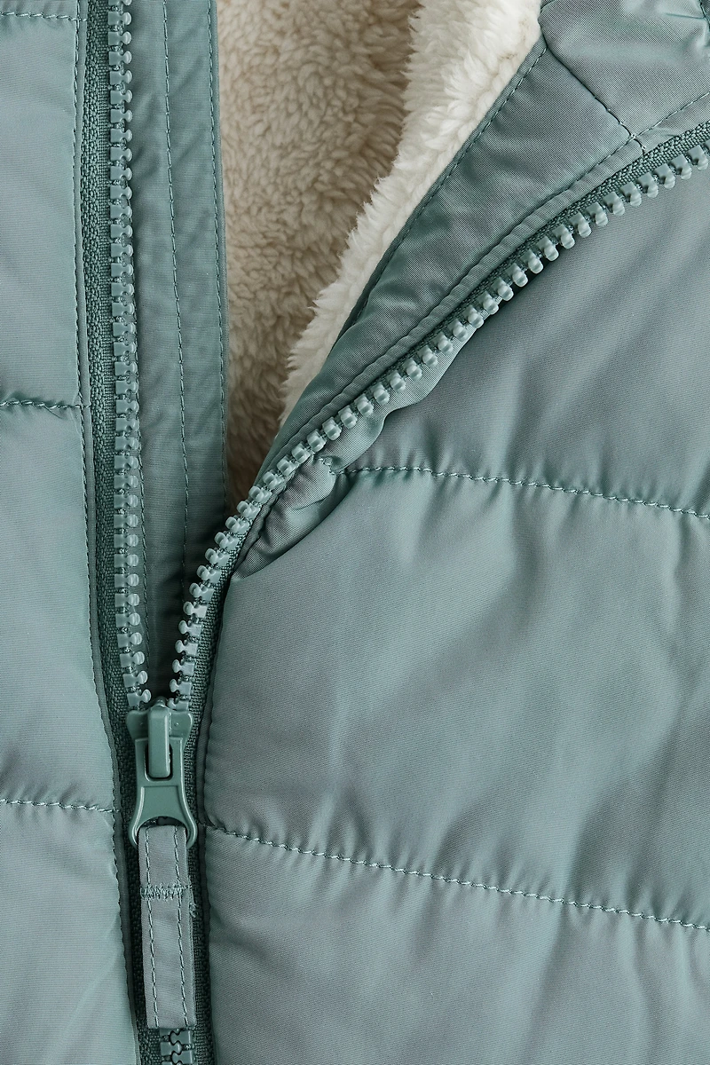 Combinaison d'hiver doublée de tissu peluche