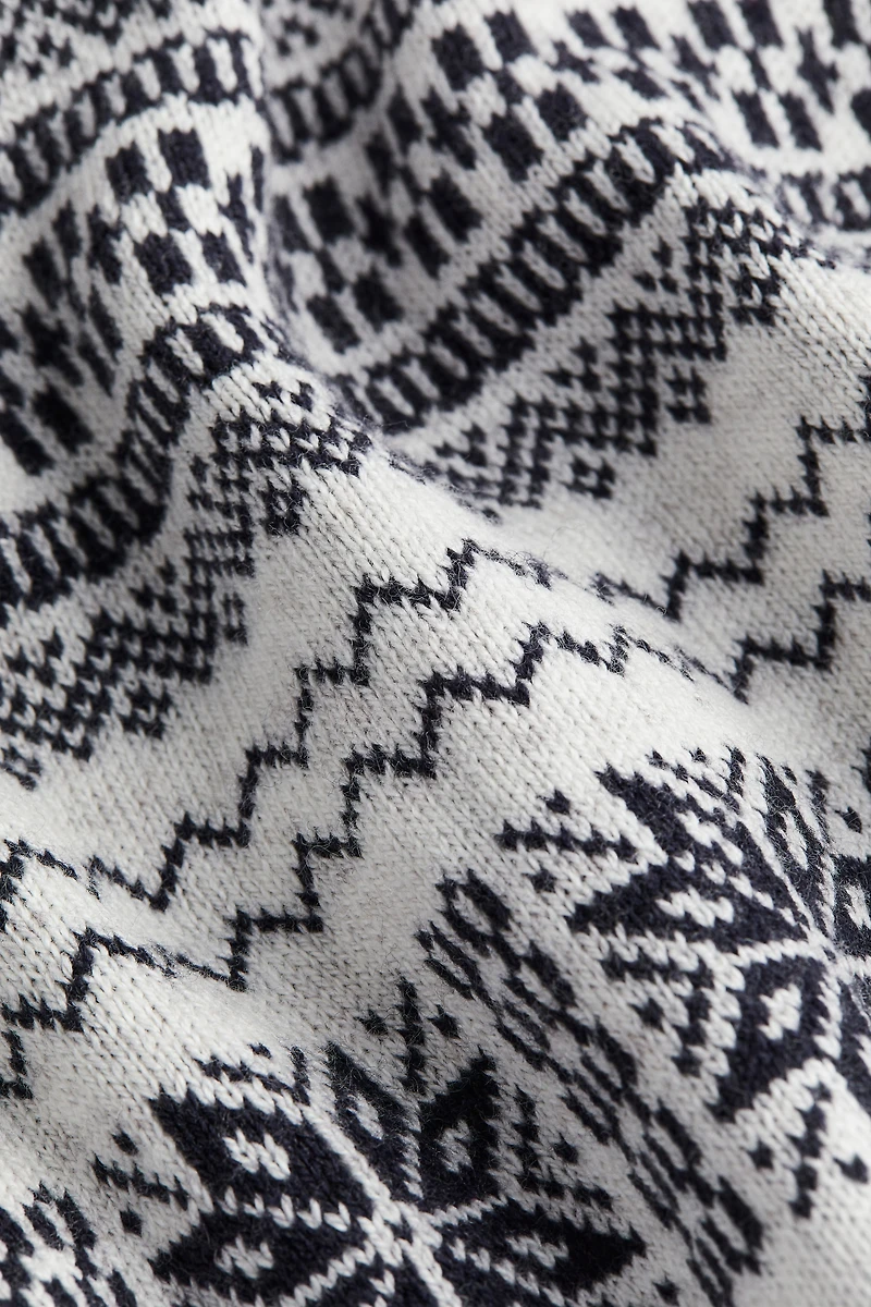 Regular Fit Jacquard-knit Sweater