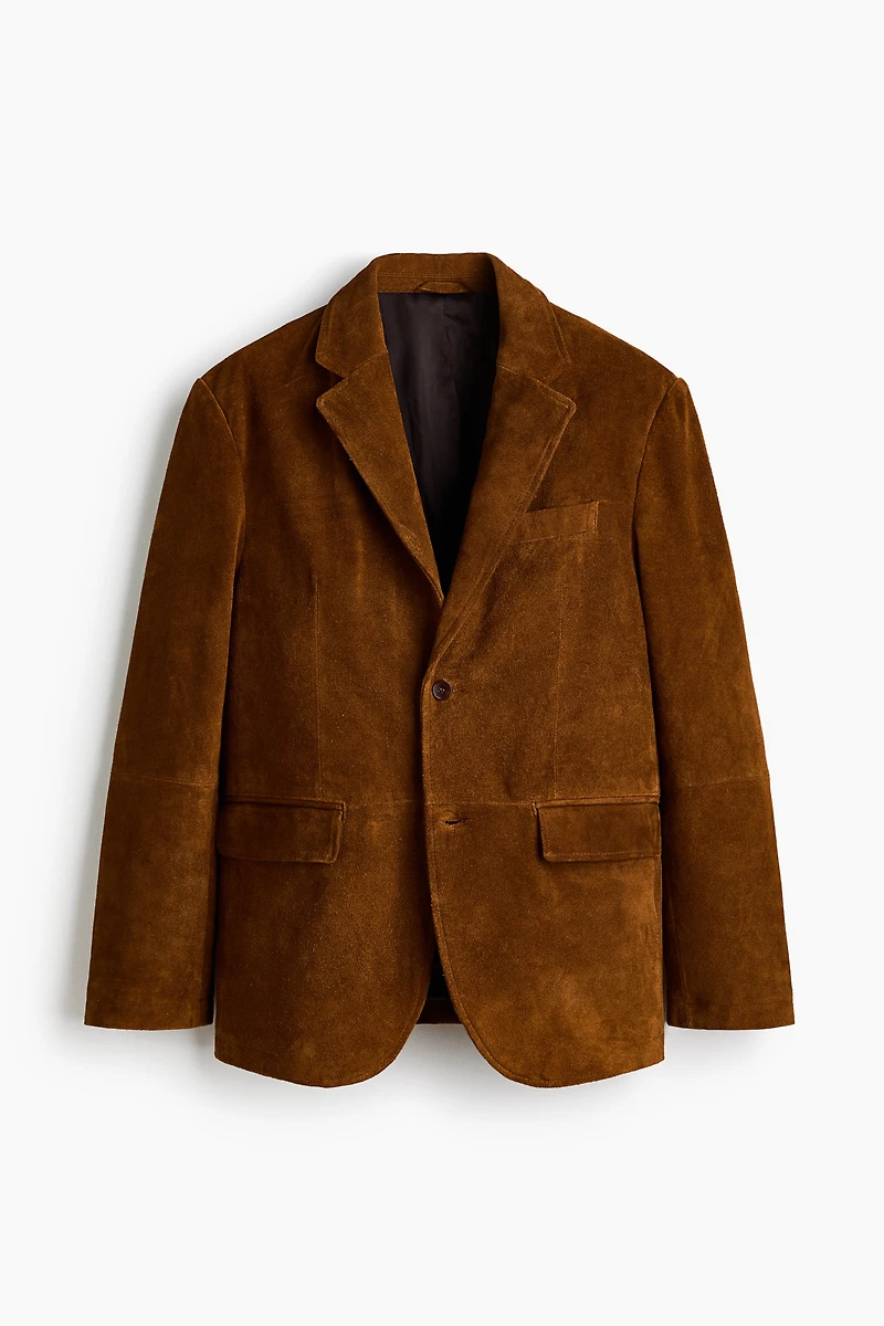 Veste décontractée en daim