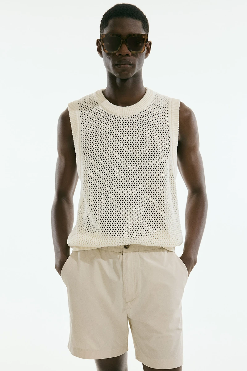 Relaxed-Fit Poplin Shorts