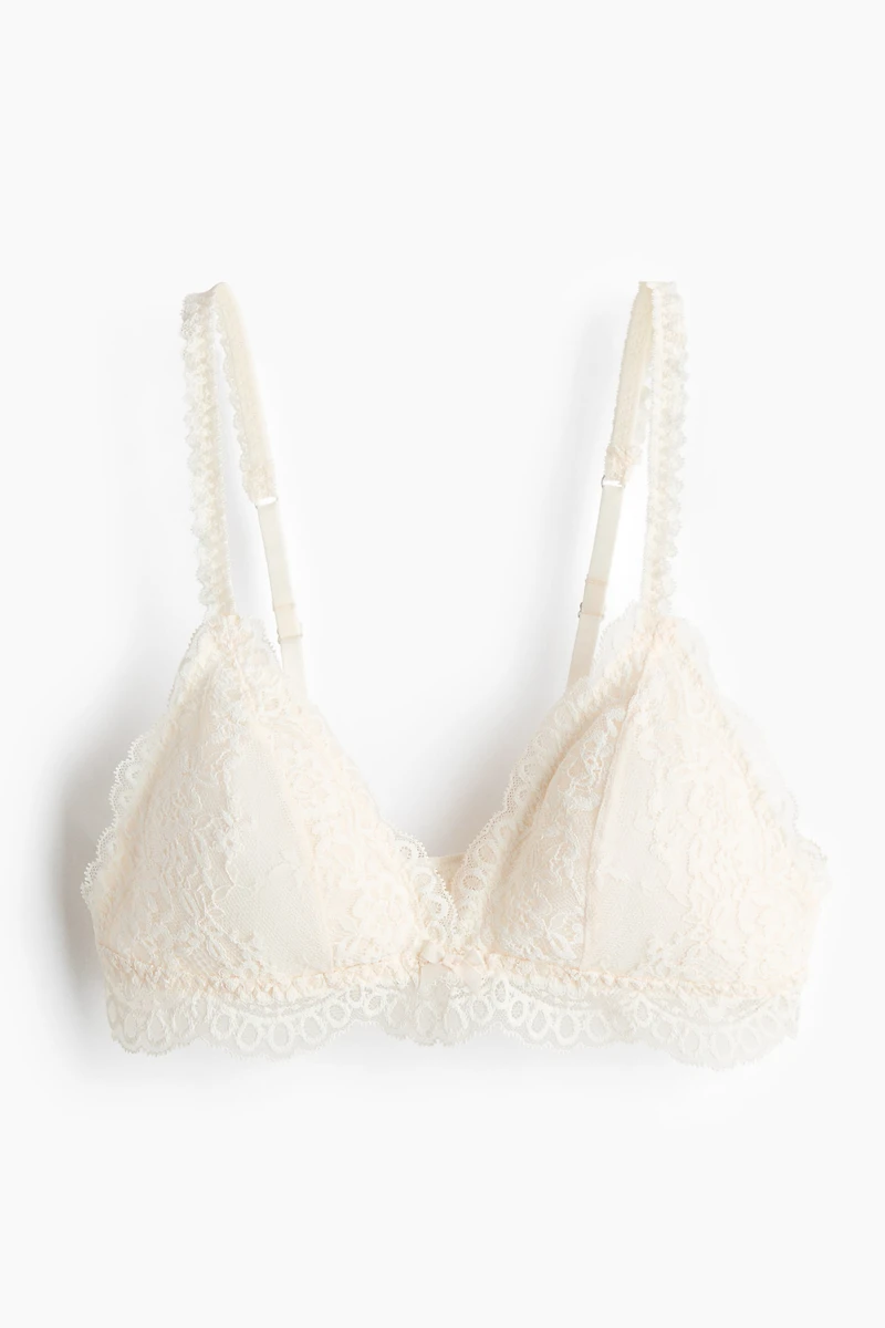 Padded Soft-Cup Lace Bra