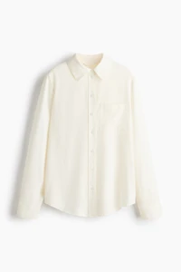 Linen-Blend Shirt