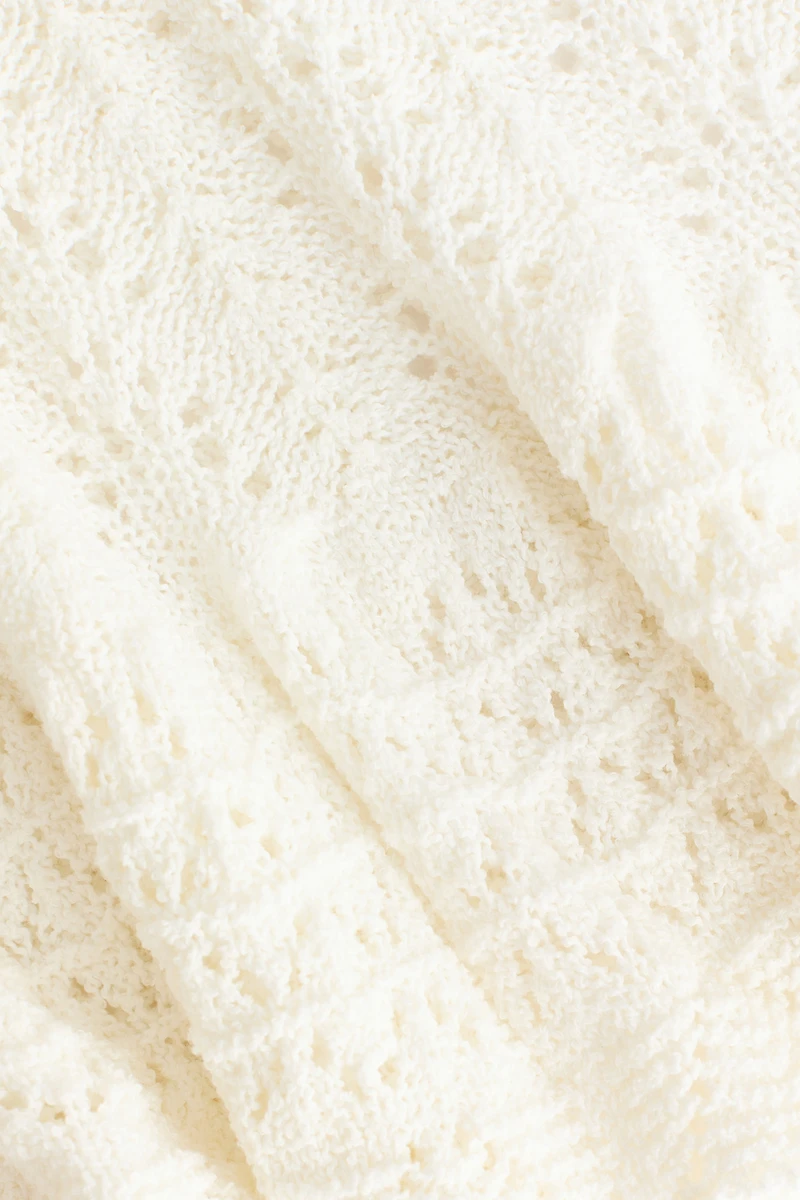 Jupe en tricot pointelle