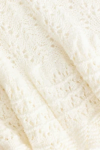 Jupe en tricot pointelle