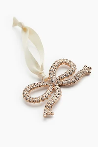 Décoration de Noël en forme de boucle