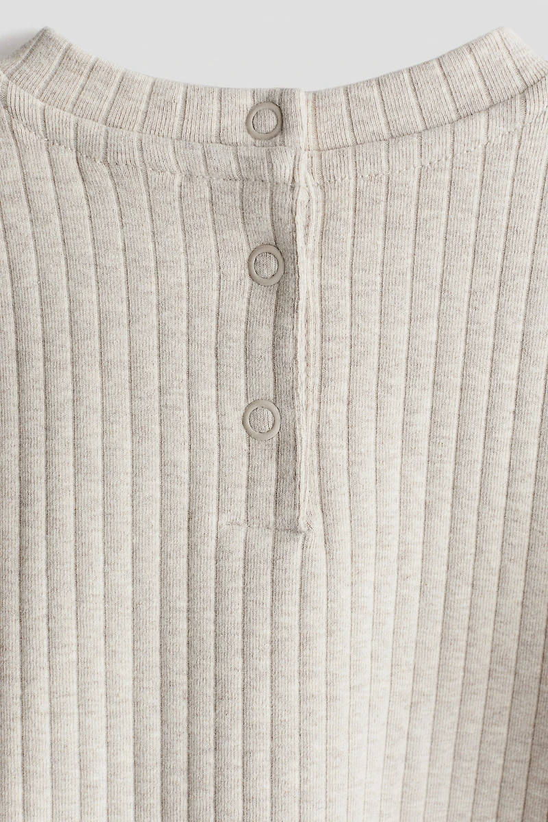 Ensemble 2 pièces en coton côtelé