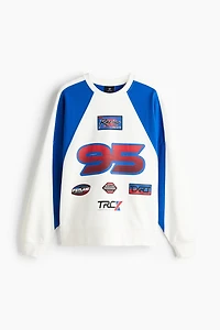 Oversized Printed Sweatshirt