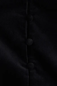 Velvet peplum jacket