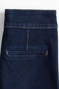Skinny High Capri Jeans