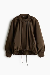 Balloon-Sleeved Modal Jacket