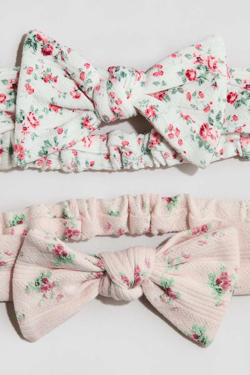 2-Pack Floral-Print Hairbands