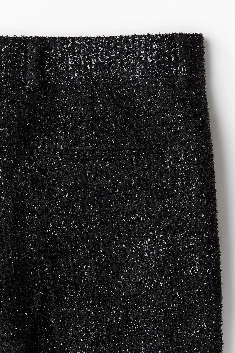 Relaxed Fit Glittery Tailored Pants