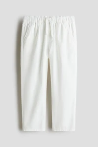 Linen-Blend Pants