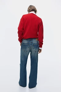 Wide Leg Regular Waist Jeans