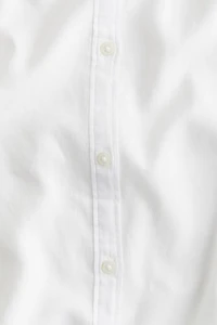 Blouse en lin mélangé