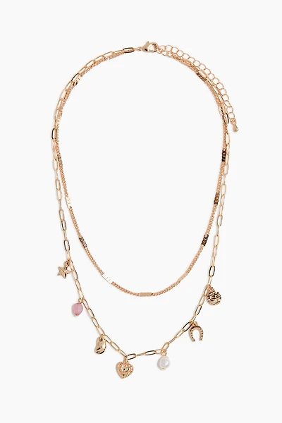 Collier à deux rangs
