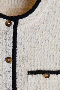 Textured-Knit Dress