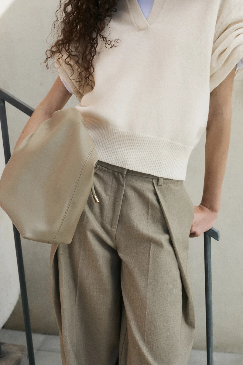 Fine-Knit Polo Shirt
