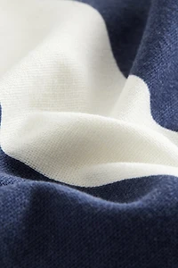 Housse de coussin en lin mélangé