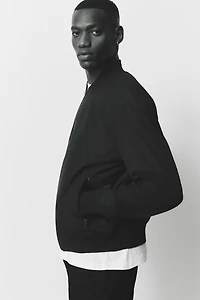 Regular-Fit Lightweight Bomber Jacket