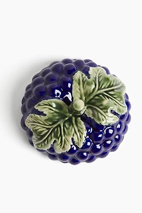 Pot figuratif en grès cérame