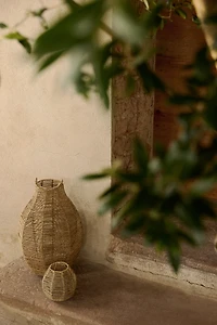 Extra-large seagrass lantern