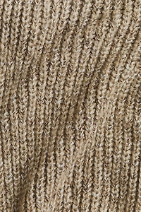 Chandail à fermeture éclair en tricot côtelé