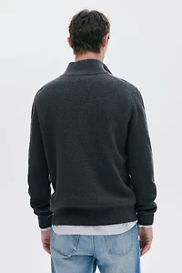 Regular Fit Half-Zip Sweater
