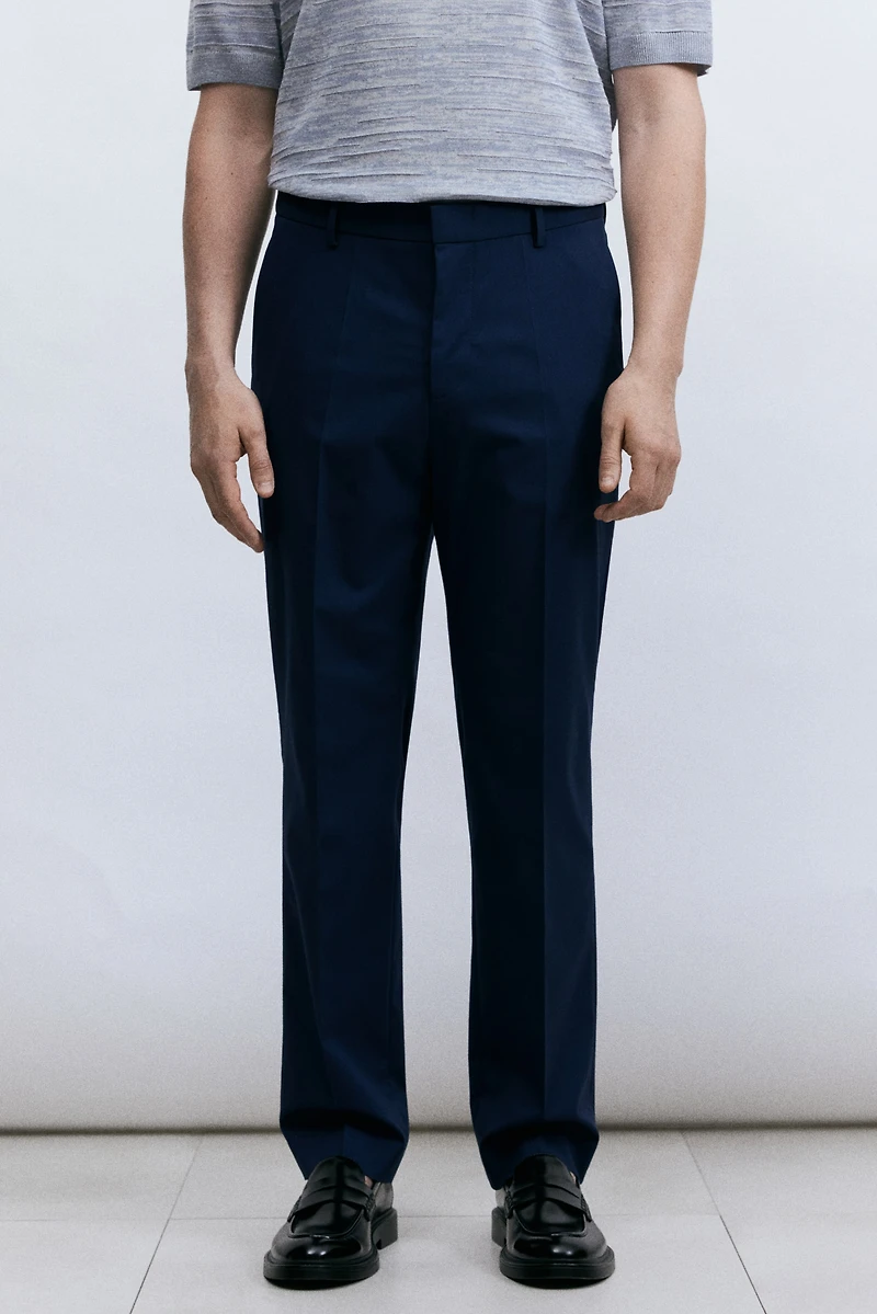 Regular-Fit Suit Pants