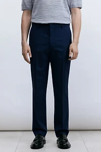 Regular-Fit Suit Pants