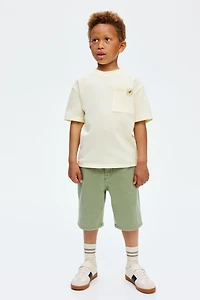 Jacquard-Jersey Cotton T-Shirt