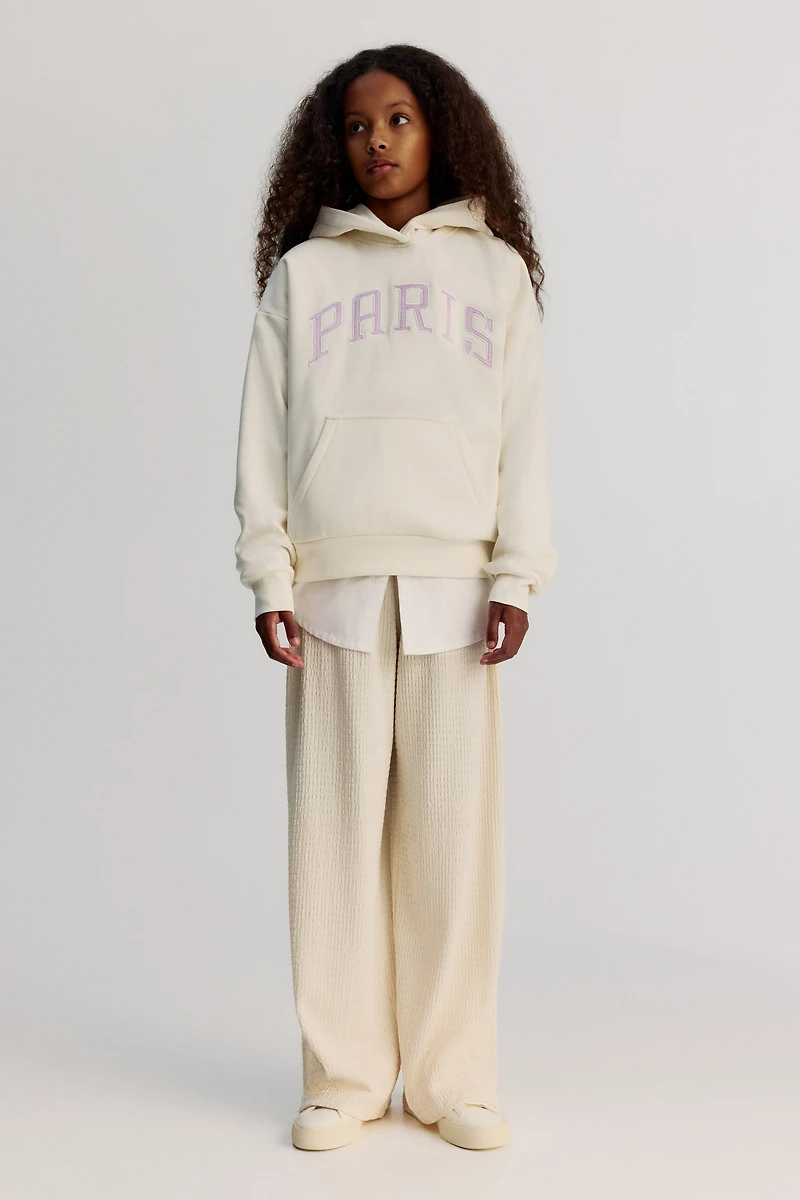 Textured Jersey Pants