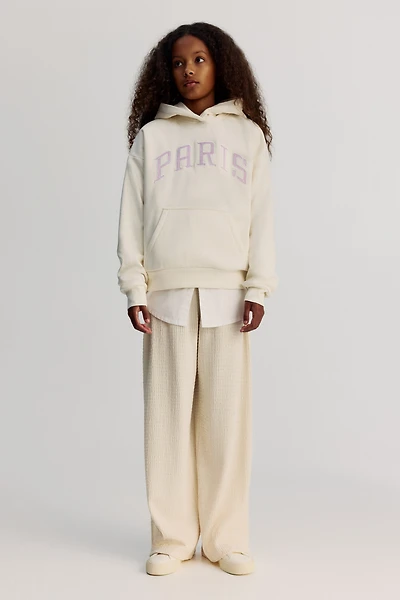 Pantalon en jersey texturé