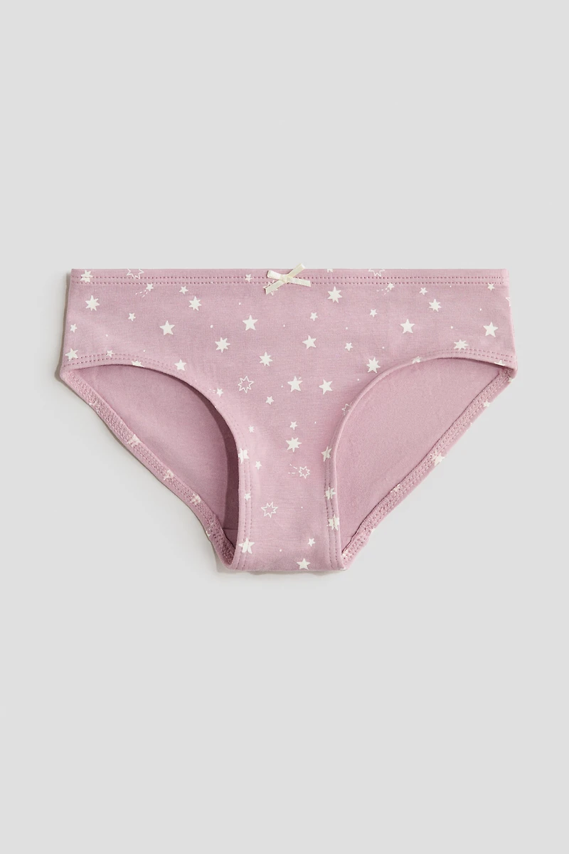 Lot de 5 culottes imprimées en coton