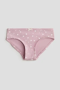 Lot de 5 culottes imprimées en coton
