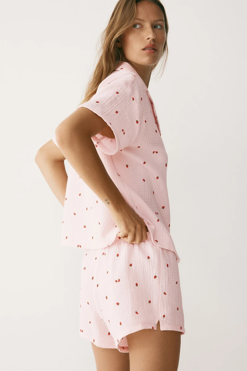 Cotton Muslin Pajamas