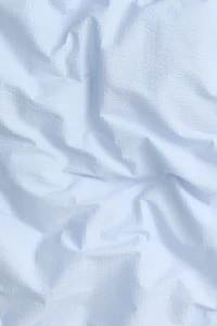 Seersucker Twin Duvet Cover Set