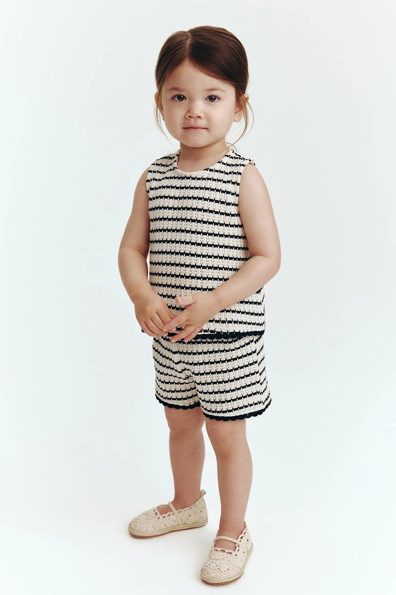 2-Piece Textured-Knit Set
