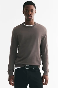 Regular-Fit Fine-Knit Sweater