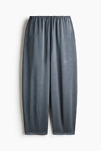 Crinkled Satin Pants