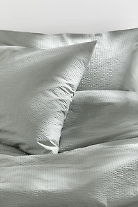 Seersucker King/Queen Duvet Cover Set