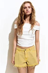 Draped Off-the-Shoulder Top