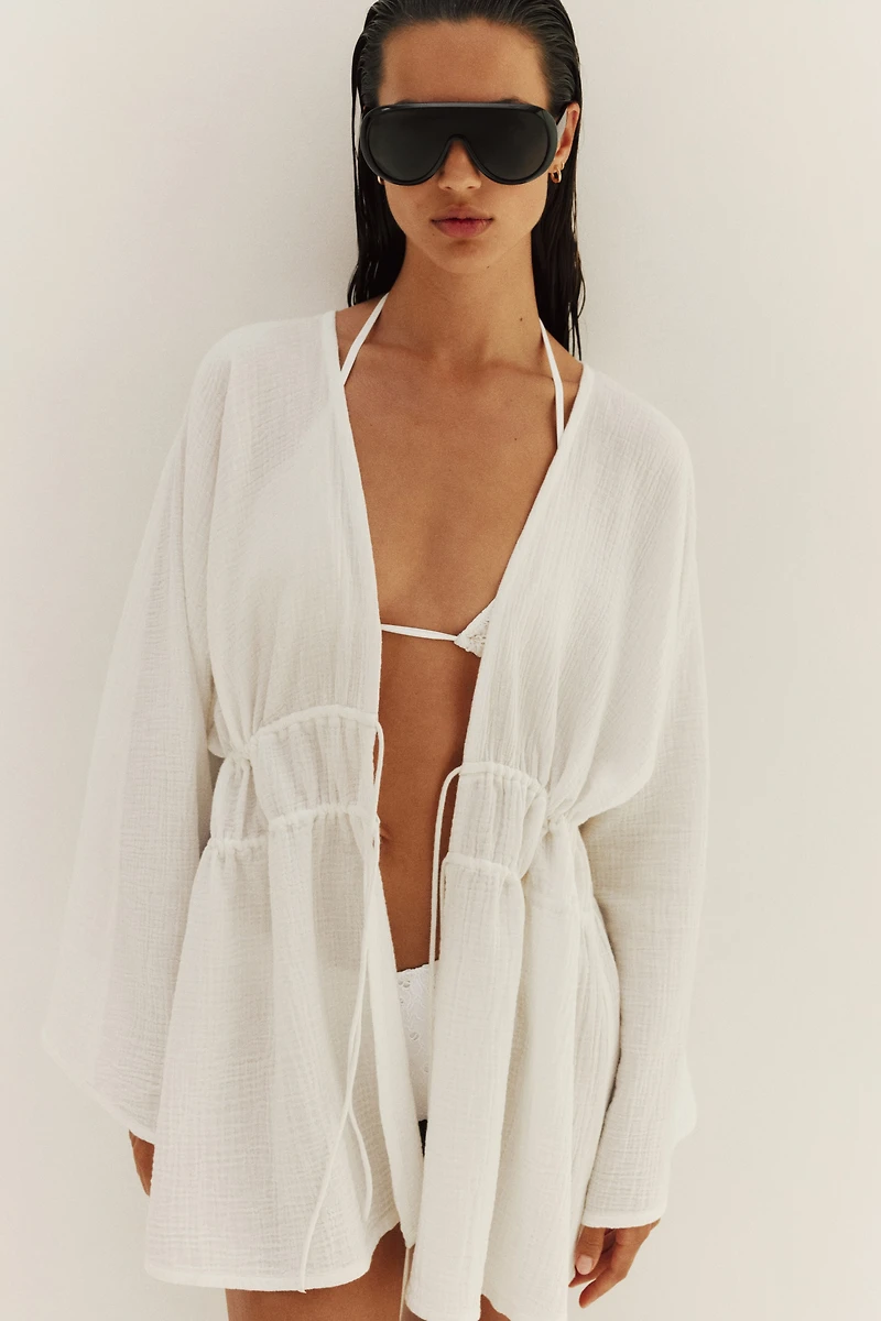 Cotton Muslin Beach Kaftan